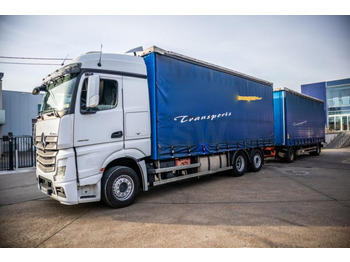Kravas automašīna ar tentu MERCEDES-BENZ Actros 2548