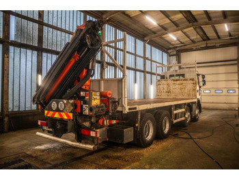 Bortu kravas automašīna/ Platforma, Kravas auto ar manipulatoru Renault KERAX 380DXI-8x4+PK18TM/3EXT: foto 3 Bortu kravas automašīna/ Platforma, Kravas auto ar manipulatoru Renault KERAX 380DXI-8x4+PK18TM/3EXT: foto 3