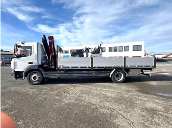 Bortu kravas automašīna/ Platforma, Kravas auto ar manipulatoru Mercedes truck ATEGO, 1527, Crane HMF 1120 - K5: foto 5