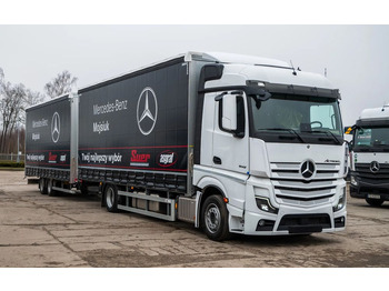 Kravas automašīna ar tentu MERCEDES-BENZ Actros 1842