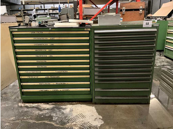 Garāžu aprīkojums 2x Metal tool cabinet LISTA/POHLSCHRÖDER + contents: foto 1