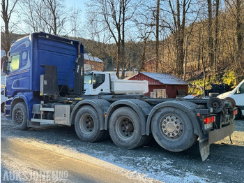 Pacēlājs ar āķi 2009 Scania R480 krokbil / 4-akslet / Nylig EU-godkjent: foto 2