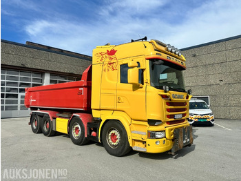 Pacēlājs ar āķi 2018 Scania R-730 8x4 krokbil - OPPTREKT - BRØYTERIGGET: foto 3