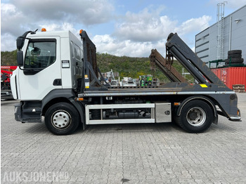 Konteineru vedējs/ Kravas automašīna ar noņemamā virsbūve 2019 Renault D16 4x2 Containerbil med Joab Multilift TL8D: foto 2