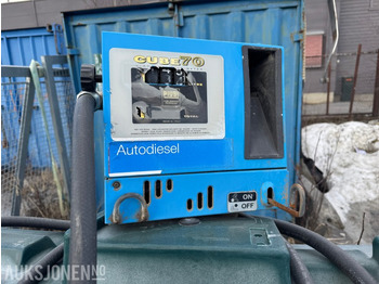 Celtniecības maisītājs Dieseltank 2500 liter med 230 volt pumpe: foto 2