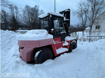 Iekraušanas tehnika 2003 Nissan VF05H70U Motvektstruck - 7 Tonn løftevekt - Nye batteri - 9578T: foto 3