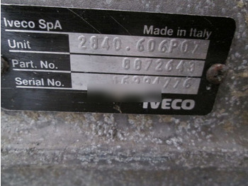 Pārnesumkārba - Vieglā automašīna IVECO Daily 2840.6  for IVECO DAILY automobile: foto 5 Pārnesumkārba - Vieglā automašīna IVECO Daily 2840.6  for IVECO DAILY automobile: foto 5