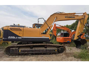 Kāpurķēžu ekskavators Used Korea Hyundai 220LC-9s hydraulic Crawler Excavator Hyundai digger For Sale: foto 3