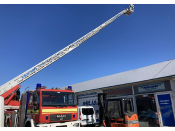 Ugunsdzēsēju mašīna MAN L 2000 MAN 15,280 Straż pożarna drabina Strażacka zwyżka 32m Metz Model 20: foto 4