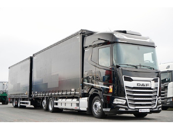 Kravas automašīna ar tentu DAF XG 480 / ZESTAW TANDEM / 120 M3 / PRZEJAZDOWY /: foto 4