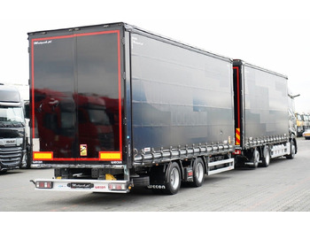 Kravas automašīna ar tentu DAF XG 480 / ZESTAW TANDEM / 120 M3 / PRZEJAZDOWY /: foto 3