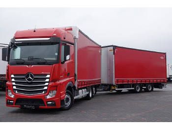 Kravas automašīna ar tentu MERCEDES-BENZ Actros 2548