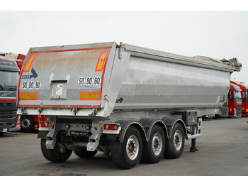 Puspiekabe pašizgāzējs Stas WYWROTKA / 26m3 / ALUMINIOWA / OŚ PONOSZONA / S: foto 4