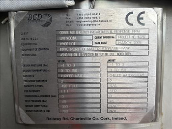 Pārtikas iekārta BCD 500L Holding tank: foto 4