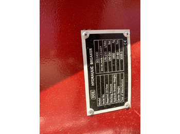 Hidrauliskais āmurs - Celtniecības tehnika DCE 1400 Hydraulic Breaker: foto 3
