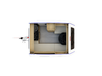 Jaunā Dzīvojamais treileris Niewiadów N126E kemping 2+1 3 osoby 750kg BEST PRICE: foto 4