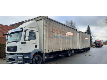Kravas automašīna ar tentu MAN TGM 12.250