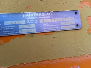 Riteņu iekrāvējs HANOMAG