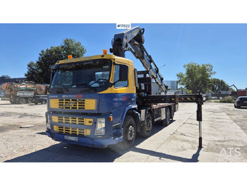 Bortu kravas automašīna/ Platforma, Kravas auto ar manipulatoru Truck VOLVO FM12 HDS - PALFINGER PK 42502: foto 4