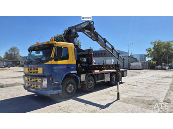 Bortu kravas automašīna/ Platforma, Kravas auto ar manipulatoru Truck VOLVO FM12 HDS - PALFINGER PK 42502: foto 5