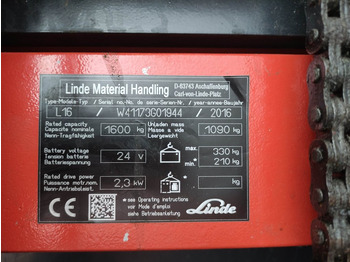 Linde L16i-1173 līzingu Linde L16i-1173: foto 5