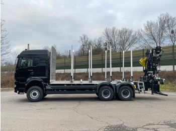 Kokvedējs, Kravas auto ar manipulatoru MAN TGS 33.510 6X4 BL Euro6e LogLift 165Z: foto 4