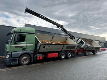 Mercedes-Benz 2545 6x2 Euro6 2-Seiten-Kipper ATLAS 145 KRAN  līzingu Mercedes-Benz 2545 6x2 Euro6 2-Seiten-Kipper ATLAS 145 KRAN: foto 3