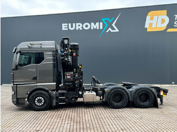 Vilcējs MAN TGX 26.580 6x4 Kran Hiab 302-6 + Jib-4: foto 4