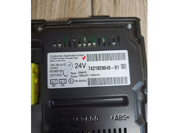 Mērinstrumentu panelis - Kravas automašīna VDO ZEGARY LICZNIKI RENAULT GAMA MIDLUM D AUTOMAT 7421929649-01: foto 2