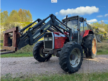 Traktors 1995 Massey Ferguson 399 w/ front loader.: foto 4