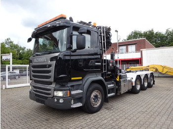 Kravas auto ar manipulatoru, Pacēlājs ar āķi Scania R490 Abroller + HIAB 302E-6 Bj.2021 !Kran TRIDEM Scania R490 Abroller + HIAB 302E-6 Bj.2021 !Kran TRIDEM: foto 4