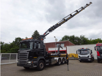 Kravas auto ar manipulatoru, Pacēlājs ar āķi Scania R490 Abroller + HIAB 302E-6 Bj.2021 !Kran TRIDEM Scania R490 Abroller + HIAB 302E-6 Bj.2021 !Kran TRIDEM: foto 2