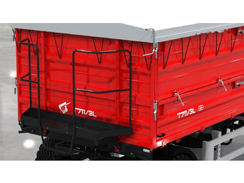 Jaunā Lauksaimniecības piekabe Metal-Fach T711/2L – 10t Long dwuosiowa: foto 2