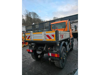 Kravas automašīna pašizgāzējs Unimog 405/12 U400 Bluetec 5 131000km  Mercedes-Benz Variopilot Hydrostat U300 500 U 400 Wechsellenkung: foto 5