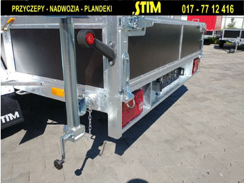 Jaunā Celtniecības tehnikas piekabe Stim S22, przyczepa do przewozu sprzętu budowlanego: foto 4