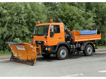 Kravas automašīna pašizgāzējs MAN * MAN LE 10.220 *Kiper Wywrotka * 4x4 * Pług Piaskarka * Zimowe Utrzymanie * Sprowadzony * HDS MKG *: foto 2
