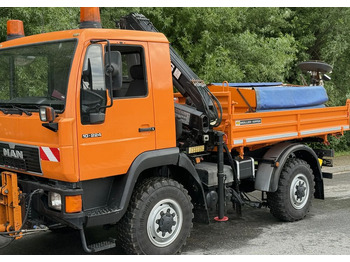 Kravas automašīna pašizgāzējs MAN * MAN LE 10.220 *Kiper Wywrotka * 4x4 * Pług Piaskarka * Zimowe Utrzymanie * Sprowadzony * HDS MKG *: foto 3