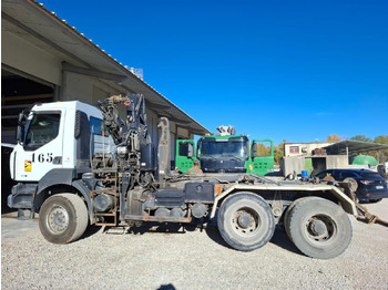 Pacēlājs ar āķi, Kravas auto ar manipulatoru Renault 370 DXI: foto 4