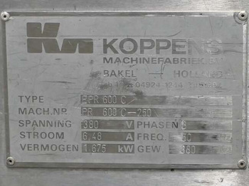 Pārtikas iekārta Koppens breading machine PR600C: foto 5