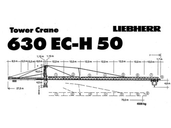 Torņa celtnis LIEBHERR