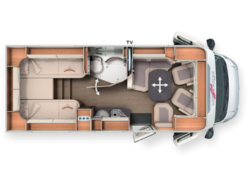 Daļēji integrētais kemperis Carthago c-tourer T  143 LE Fahrassi. *TV*skyview* 32: foto 2
