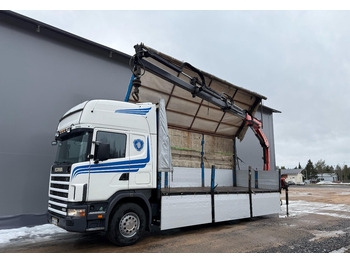 Kravas auto ar manipulatoru SCANIA 144