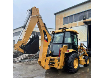 Ekskavators-iekrāvējs Used Wheel Loader CAT420F Caterpillar 420F Construction Machinery Mini Wheel Skid Steer Loader in Stock: foto 3