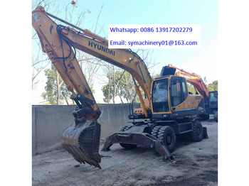 Riteņu ekskavators Hyundai R210W: foto 2