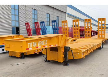 Puspiekabe zema profila platforma TITAN