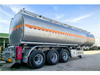 Jaunā Puspiekabe cisterna pārvadāšana birstošo kravu TITAN 3 Axle Aluminum Fuel Tanker Trailer for Sale In Jamaica: foto 2
