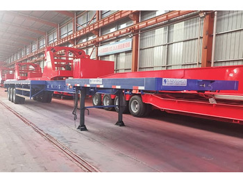 Jaunā Bortu puspiekabe/ Platforma TITAN 3 Axle Extendable Flatbed Trailers for Sale in Angola: foto 3