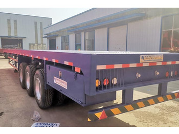 Jaunā Bortu puspiekabe/ Platforma TITAN 3 Axle Extendable Flatbed Trailers for Sale in Angola: foto 2