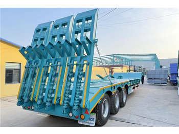 Jaunā Puspiekabe zema profila platforma TITAN 3 Axle Low Bed Truck Price In Ghana: foto 2