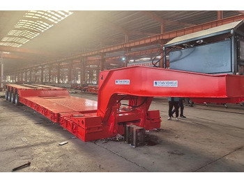 Puspiekabe zema profila platforma TITAN